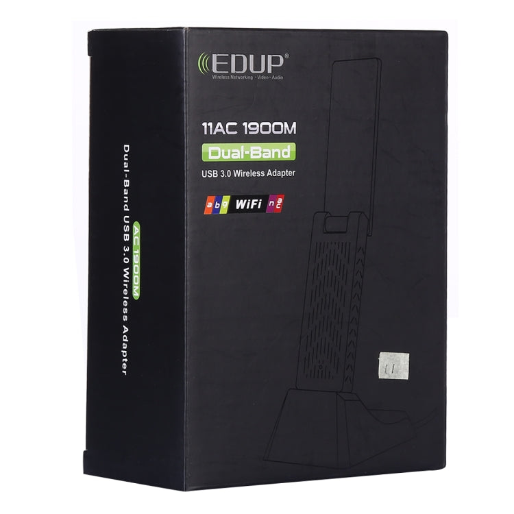 EDUP EP-AC1675 AC1900Mbps 2.4GHz & 5.8GHz Dual Band USB3.0 WiFi Adapter External Network Card, EP-AC1675 EDUP EP-AC1675 AC1900Mbps 2.4GHz & 5.8GHz Dual Band USB3.0 WiFi Adapter External Network Card, EP-AC1675